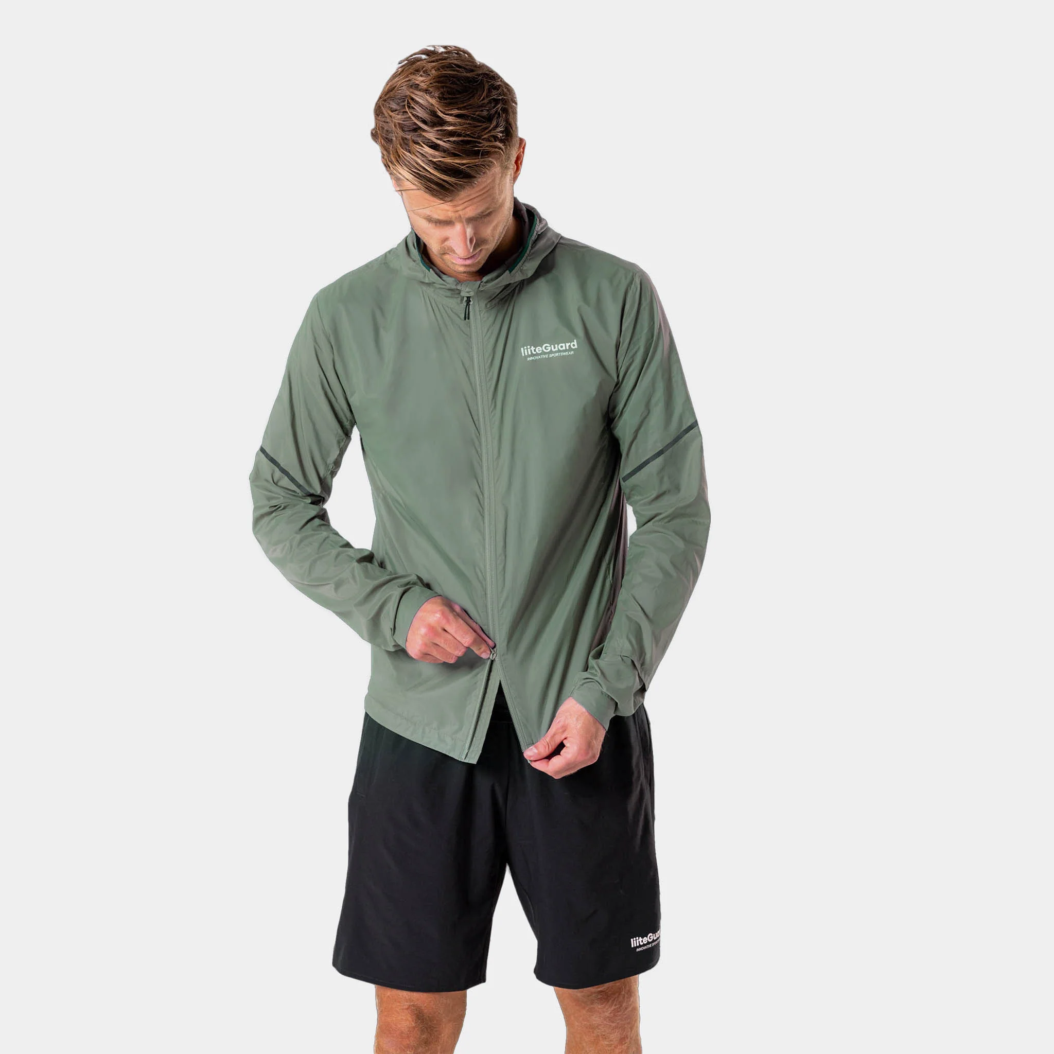 AERO-TECH WINDBREAKER (MEN) - Grey green - Image 4