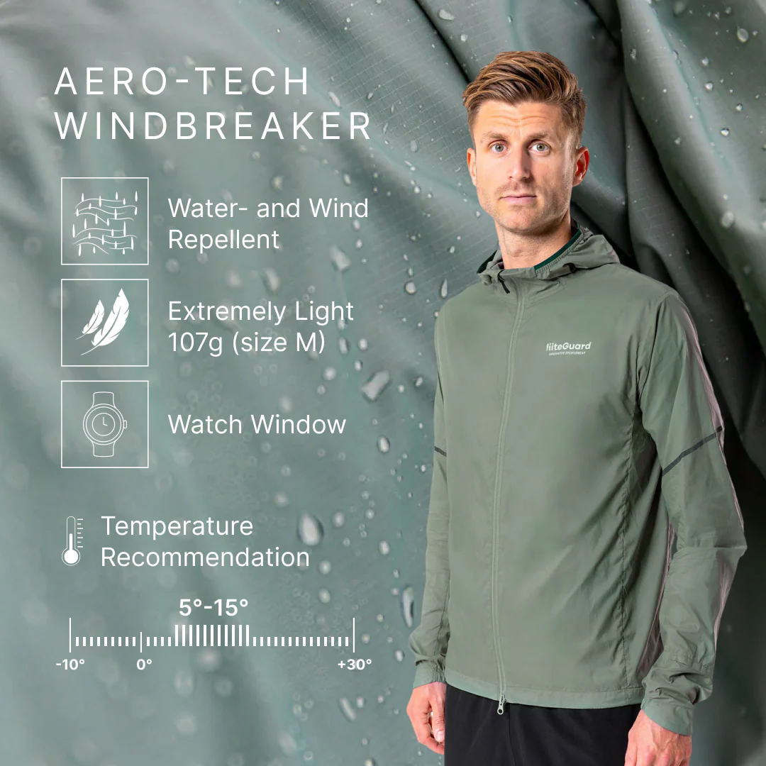 AERO-TECH WINDBREAKER (MEN) - Grey green - Image 9