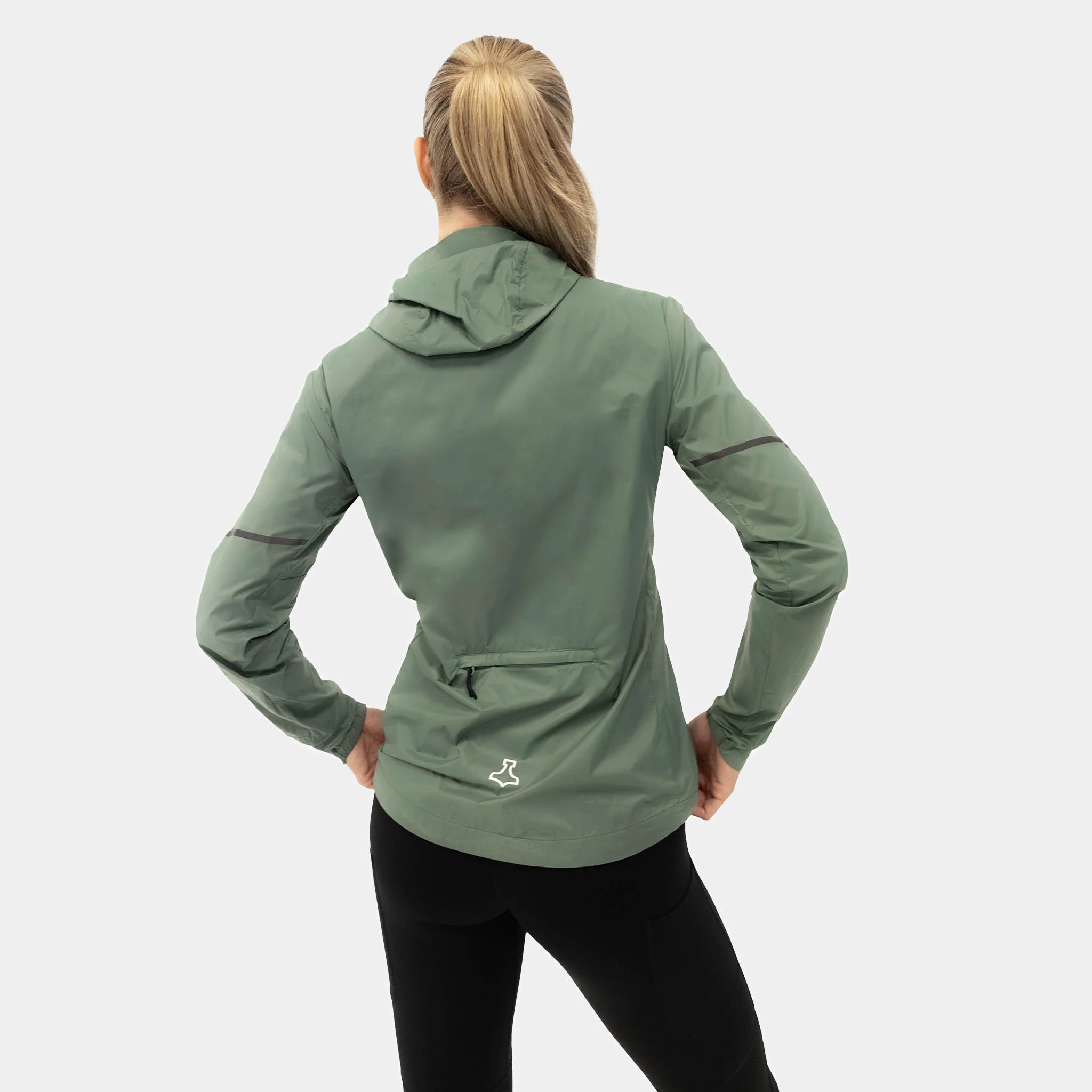 AERO-TECH WINDBREAKER (WOMEN) - Grey green - Image 3