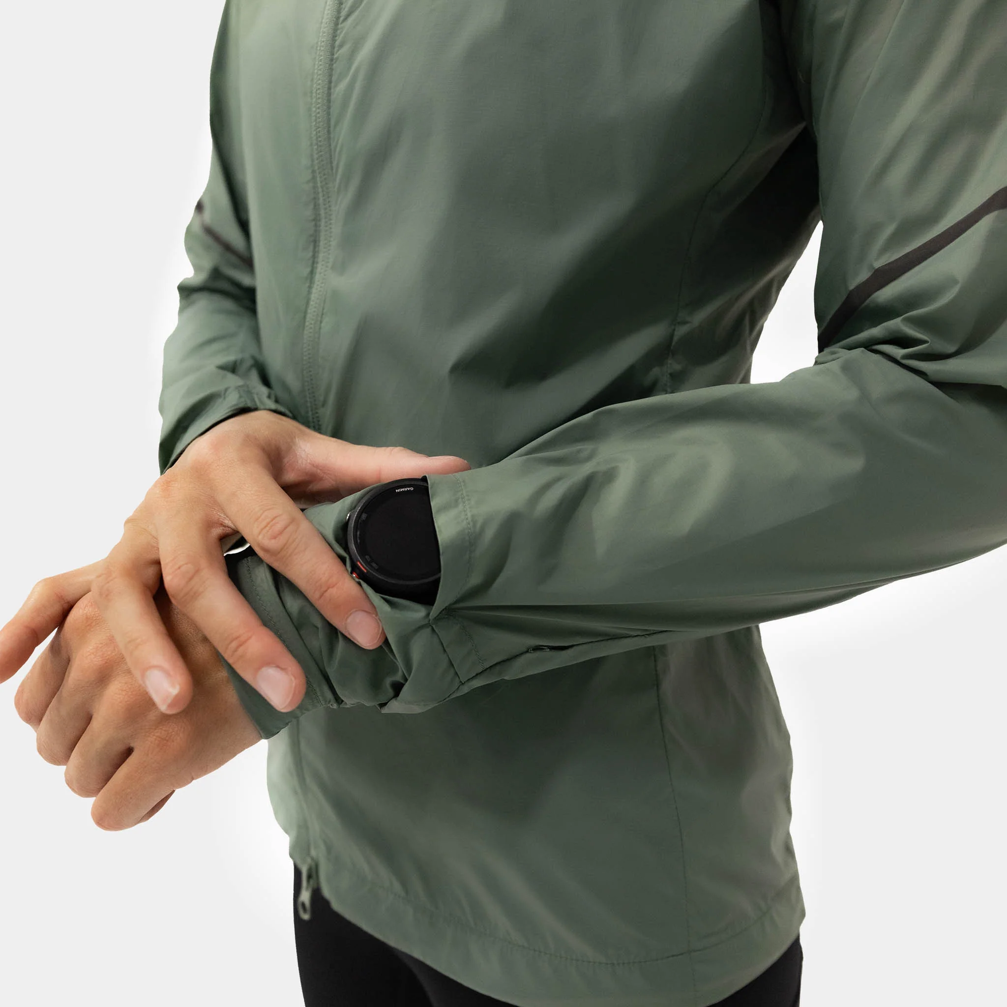 AERO-TECH WINDBREAKER (WOMEN) - Grey green - Image 4