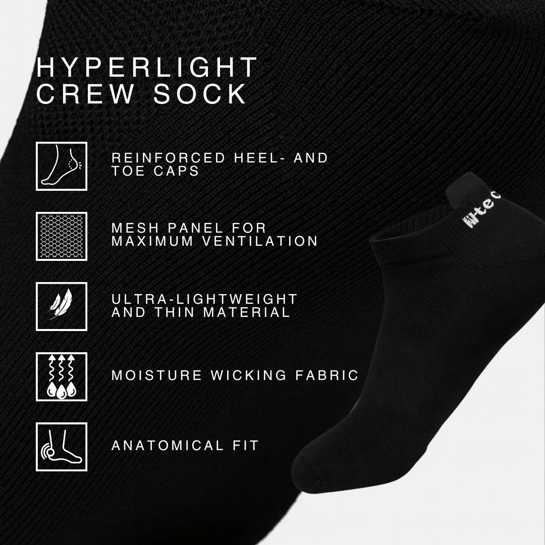HYPERLIGHT LOW CUT SOCK 2-PACK - BLACK - Image 6