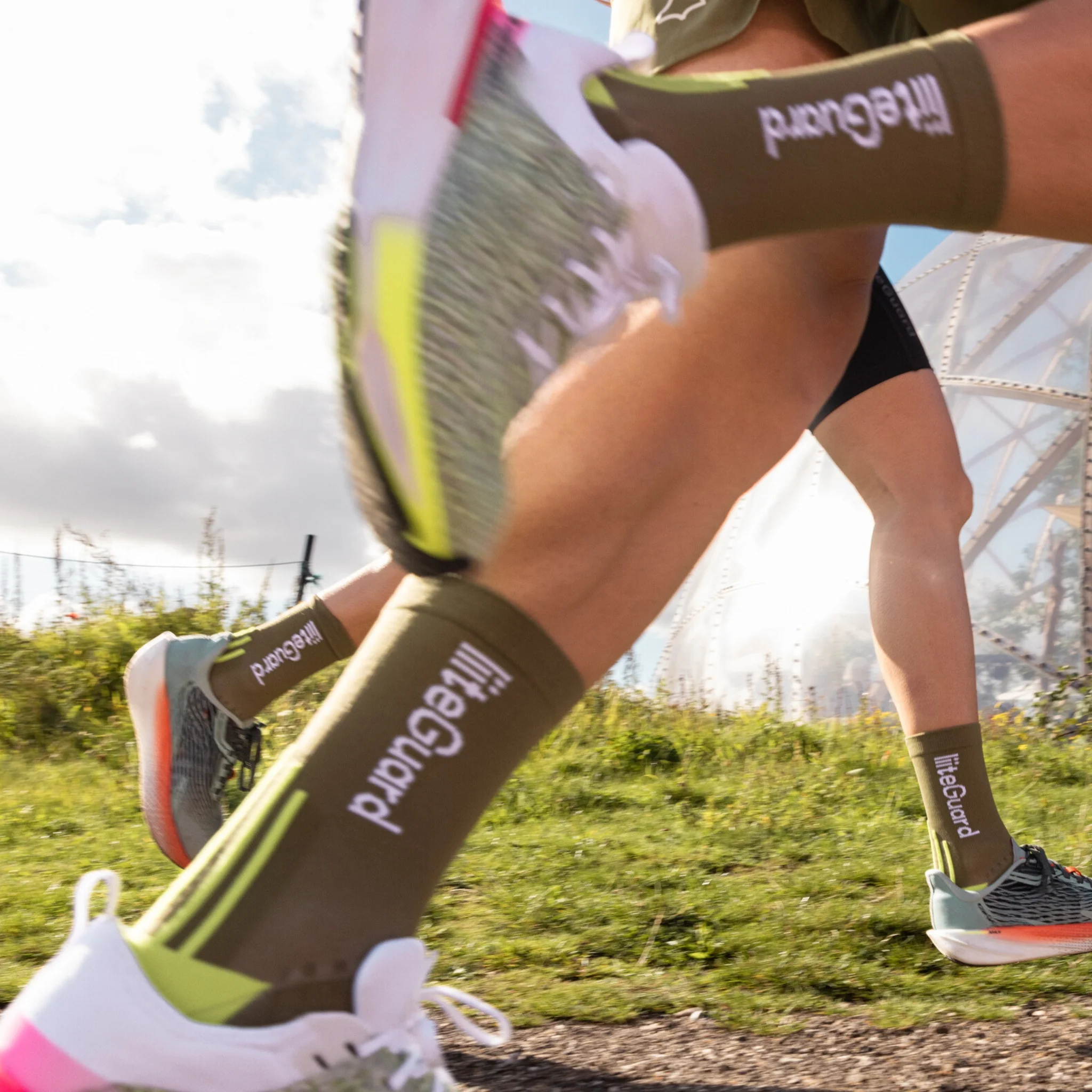 PRO-TECH LG SOCK - Dusty Green - Image 6