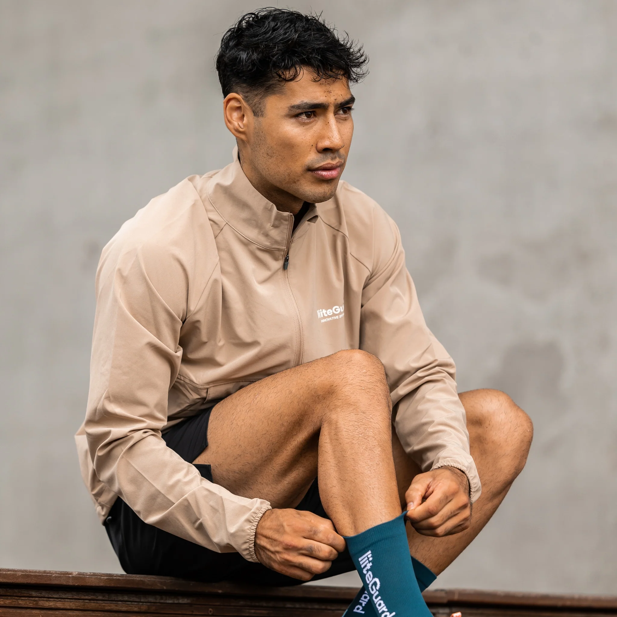 RE-LIITE ANORAK (UNISEX) - Beige - Image 4