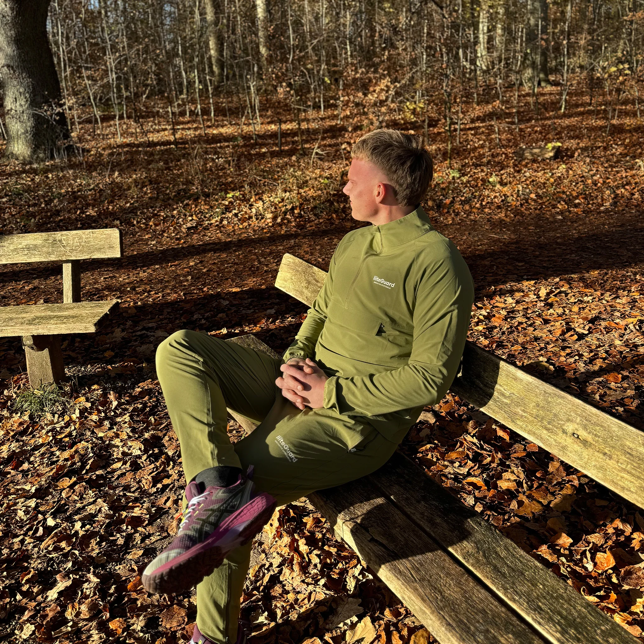 RE-LIITE ANORAK (UNISEX) - Dusty Green - Image 9