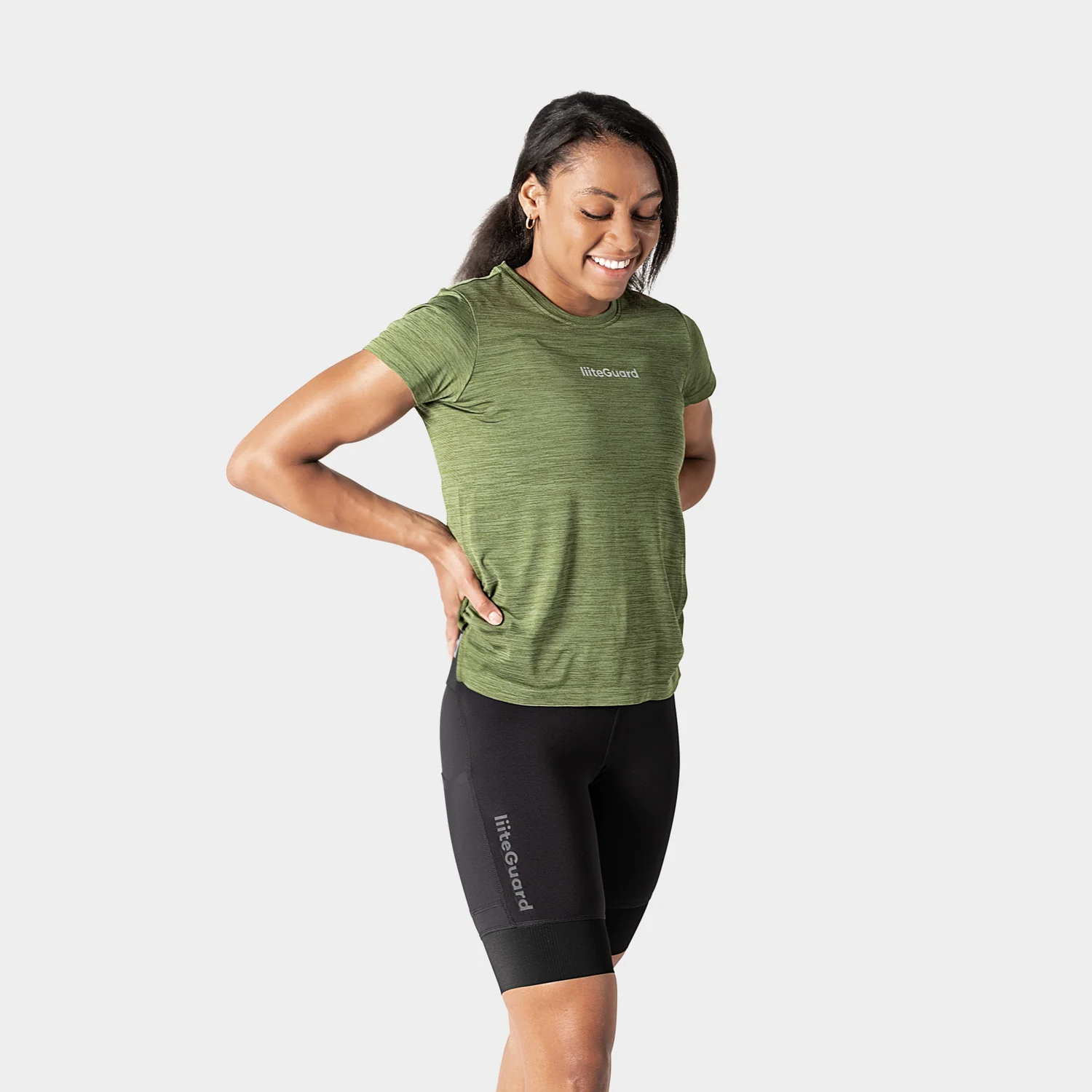 RE-LIITE T-SHIRT (WOMEN) - GREEN - Image 3